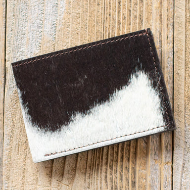 Hair-on Cowhide Bi-fold Wallet