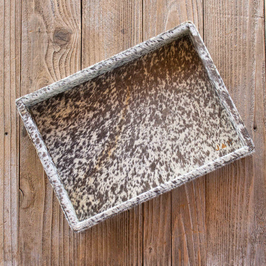 Authentic Cowhide Home Decor Tray