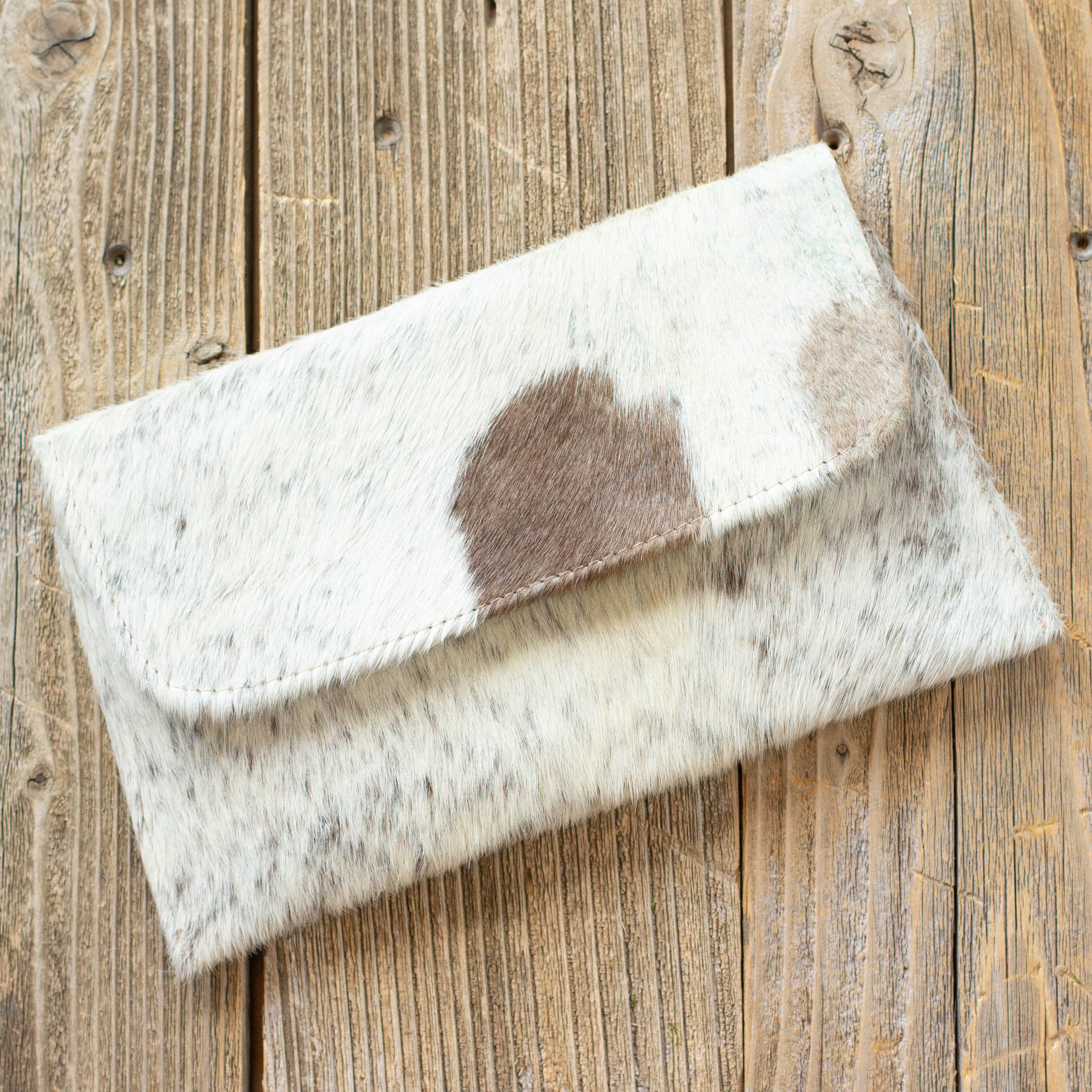 Cowhide Clutch