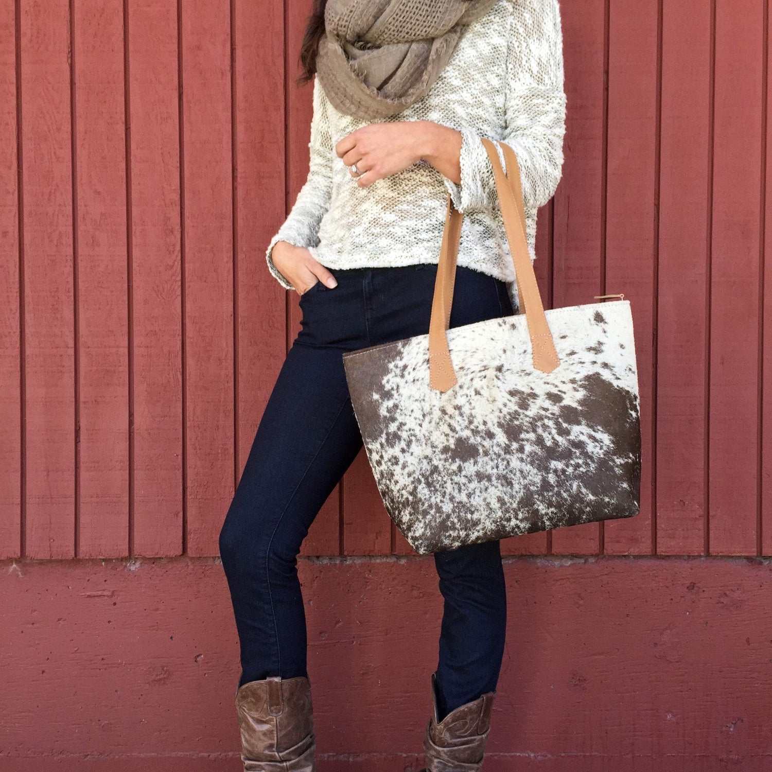 Cowhide Tote