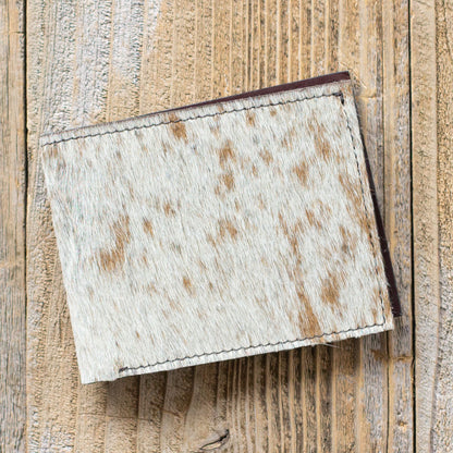 Hair-on Cowhide Bi-Fold Wallet