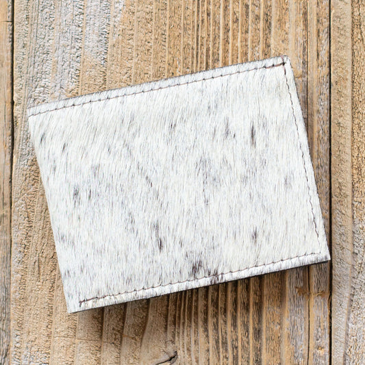 Hair-on Cowhide Bi-Fold Wallet