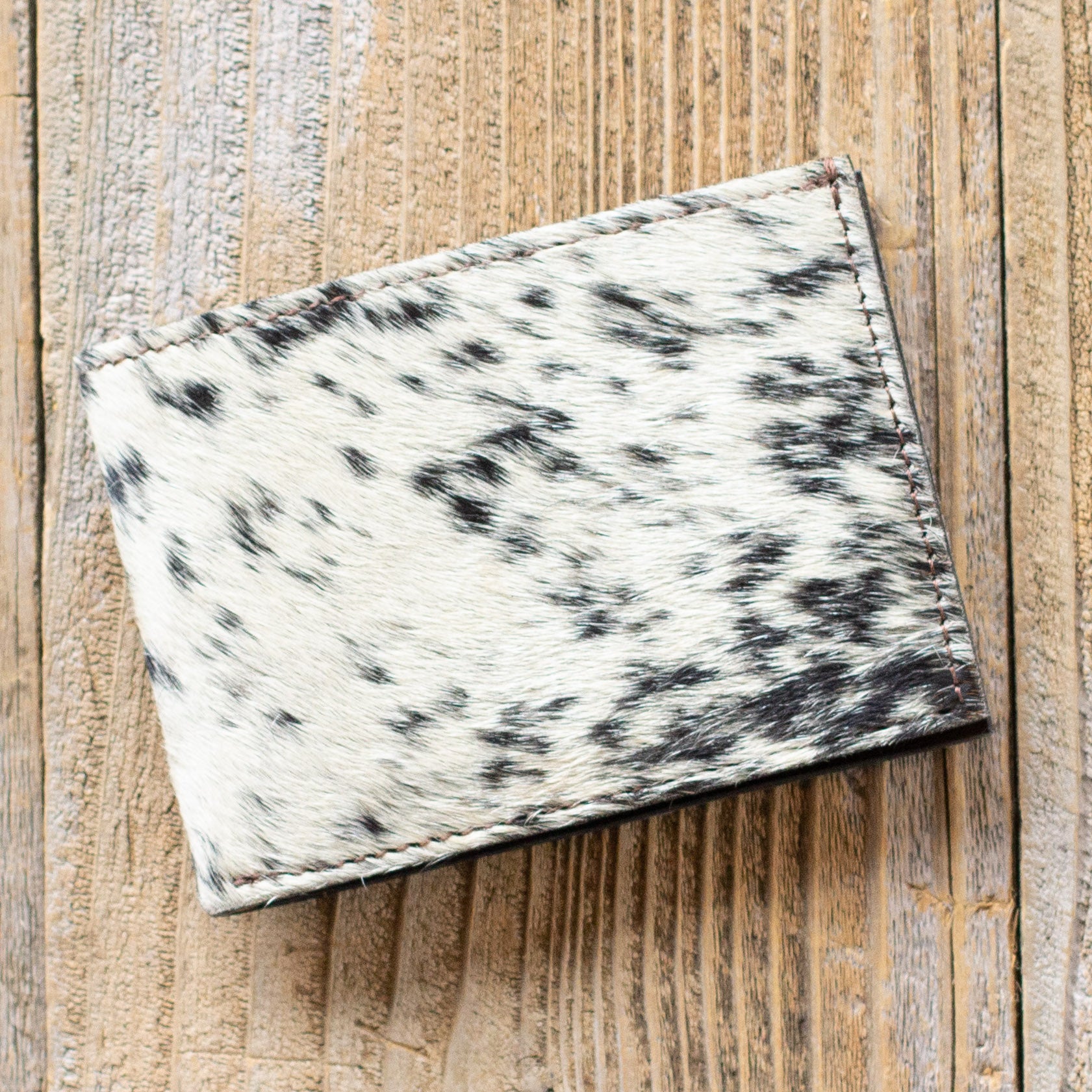 Cowhide Bi-Fold Wallet