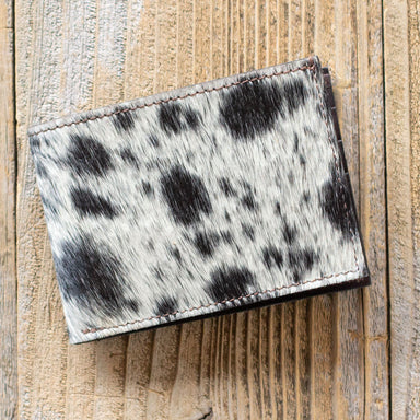 Cowhide Bi-Fold Wallet