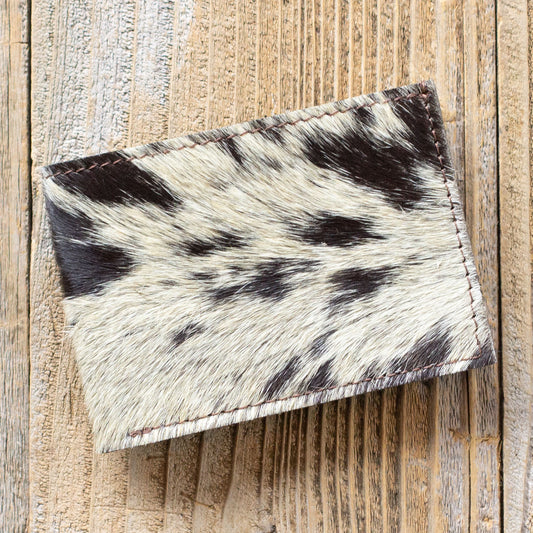 Cowhide Bi-Fold Wallet