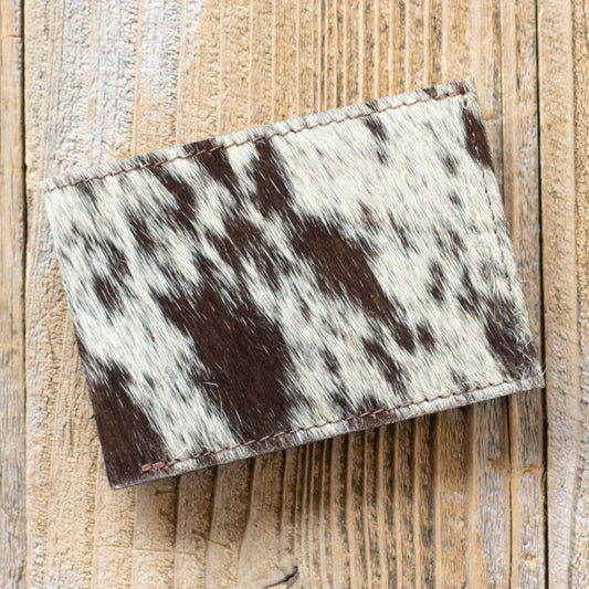 Hair-on Cowhide Bi-Fold Wallet