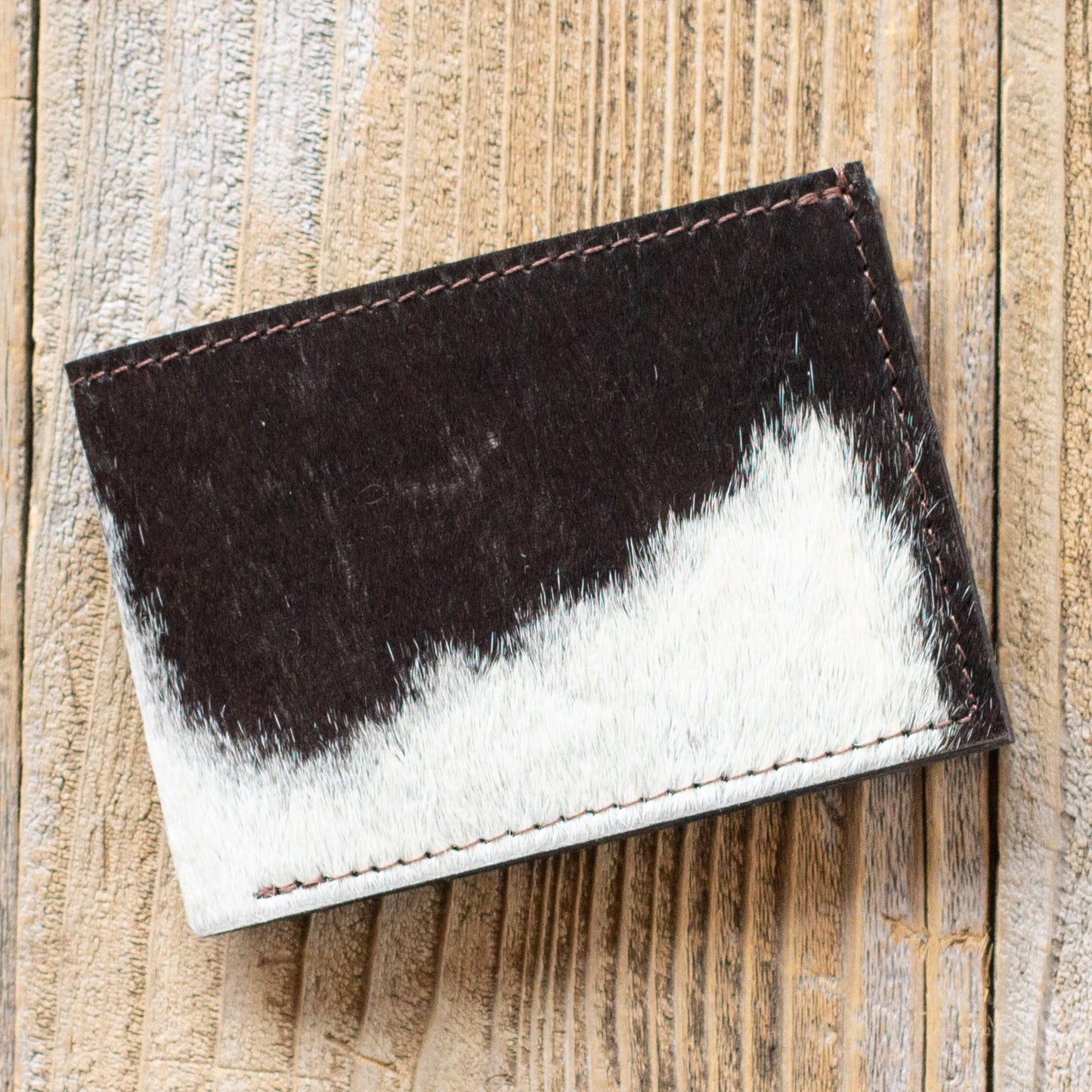 Hair-on Cowhide Bi-fold Wallet