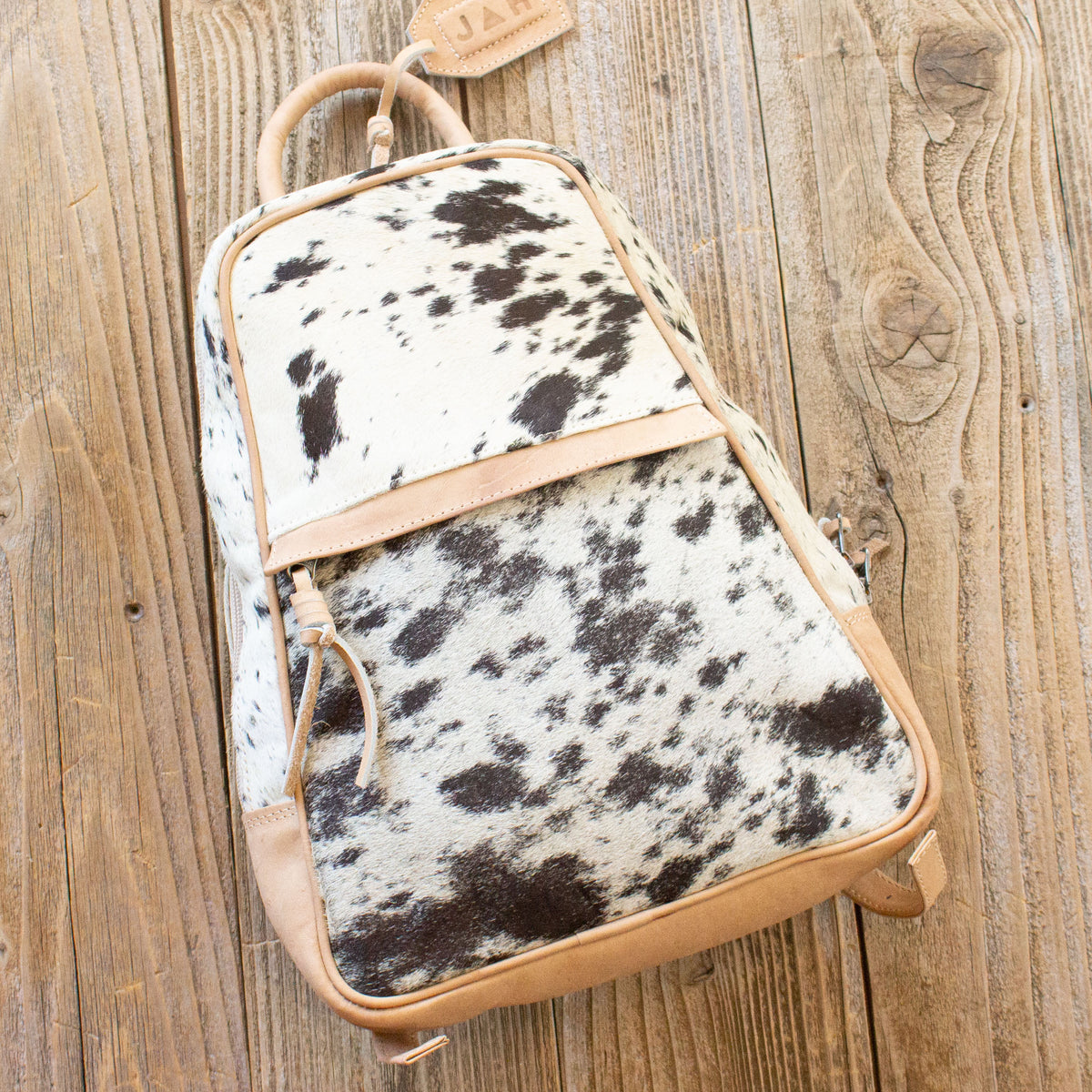 Cowhide backpack online