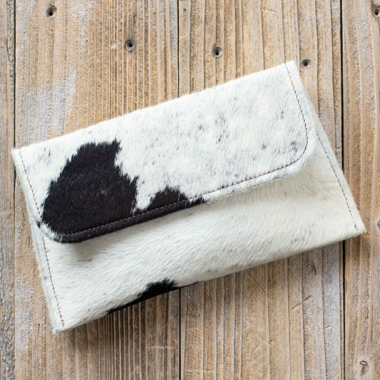 Cowhide Crossbody Clutch 