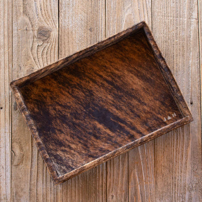 Authentic Cowhide Home Decor Tray
