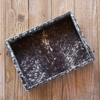 Authentic Cowhide Home Decor Tray