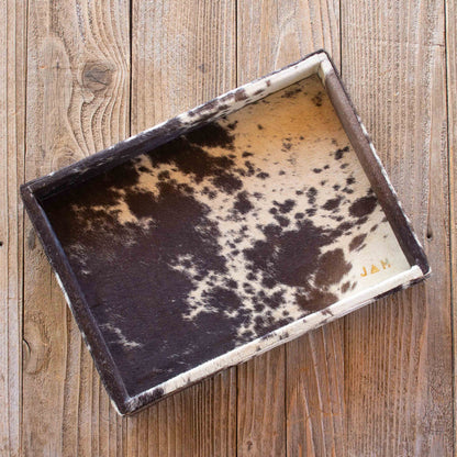 Authentic Cowhide Home Decor Tray