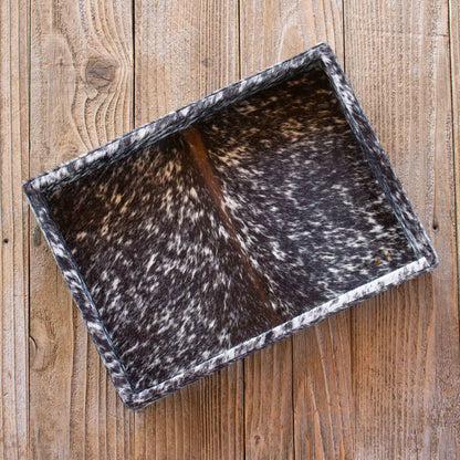 Authentic Cowhide Home Decor Tray