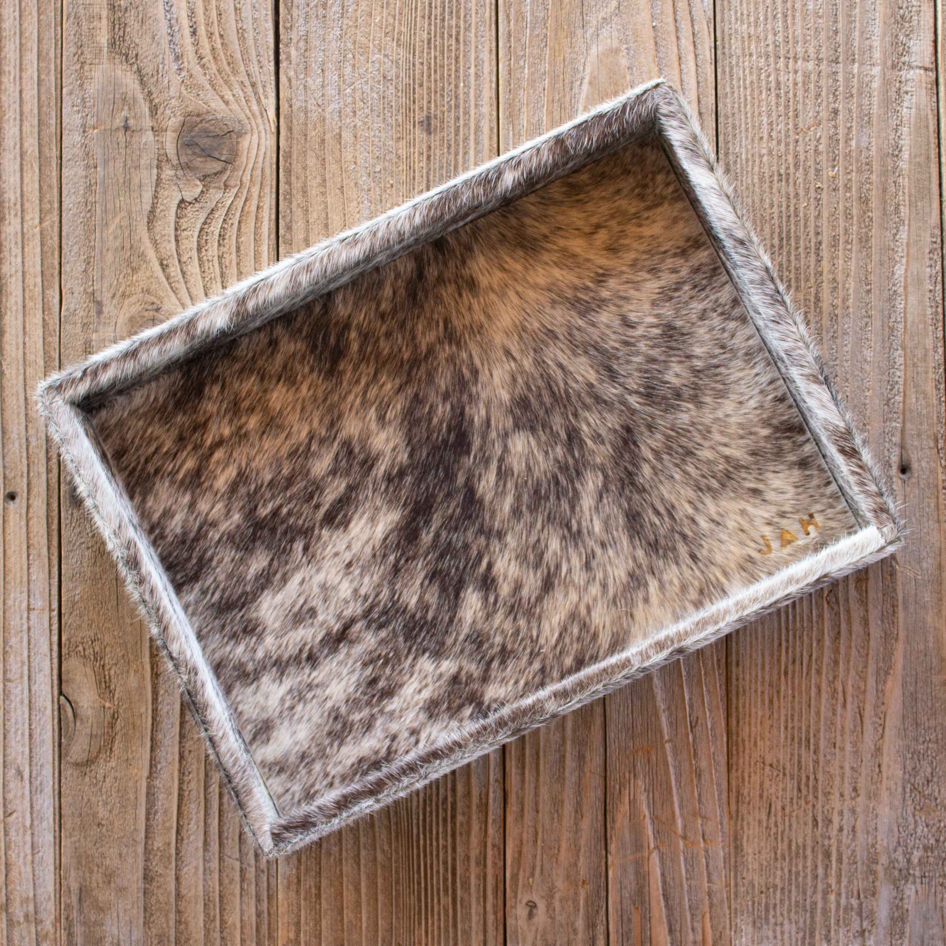 Authentic Cowhide Home Decor Tray