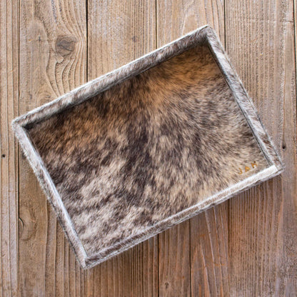 Authentic Cowhide Home Decor Tray