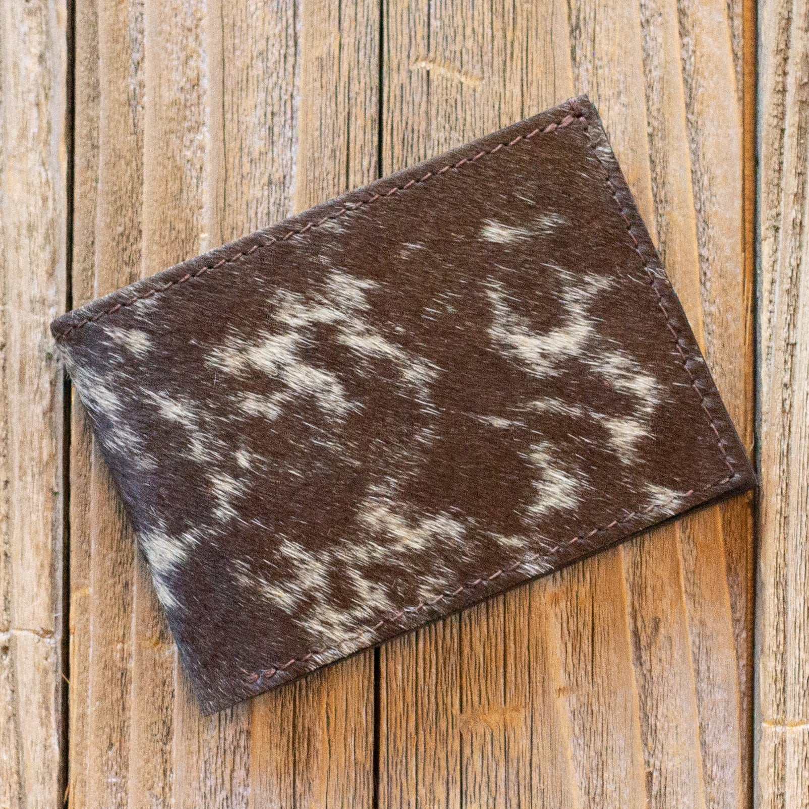 Cowhide Bi-Fold Wallet